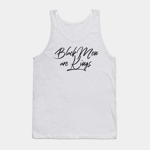 Black Men Are Kings | African American | Black Lives Tank Top by UrbanLifeApparel